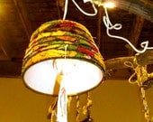 Embellished Hanging Lampshade