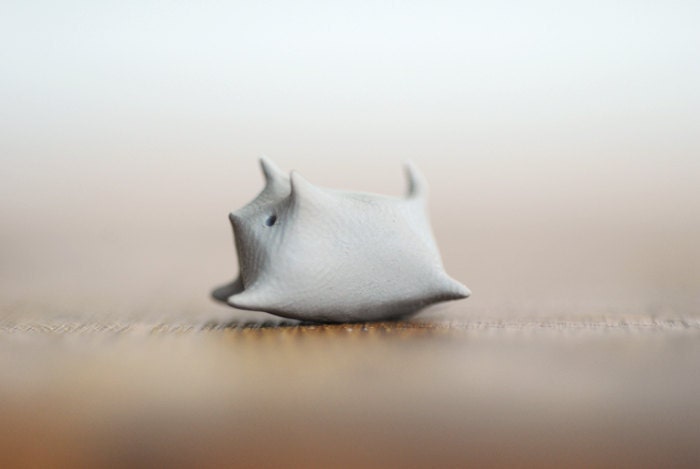 Tiny Flying Demon in grey