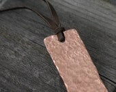 Hand Hammered Copper Bookmark