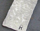 Personalized Hammered Aluminum Bookmark
