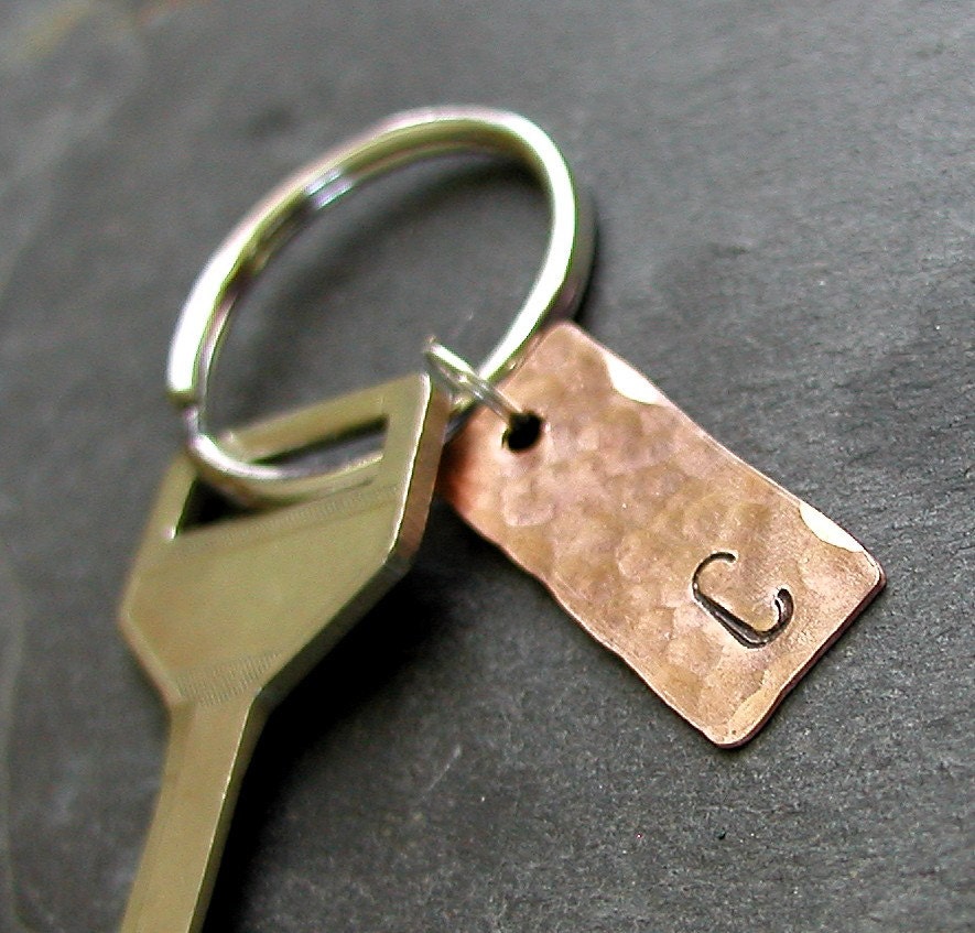 Personalized Copper Keychain