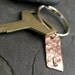 Personalized Copper Keychain