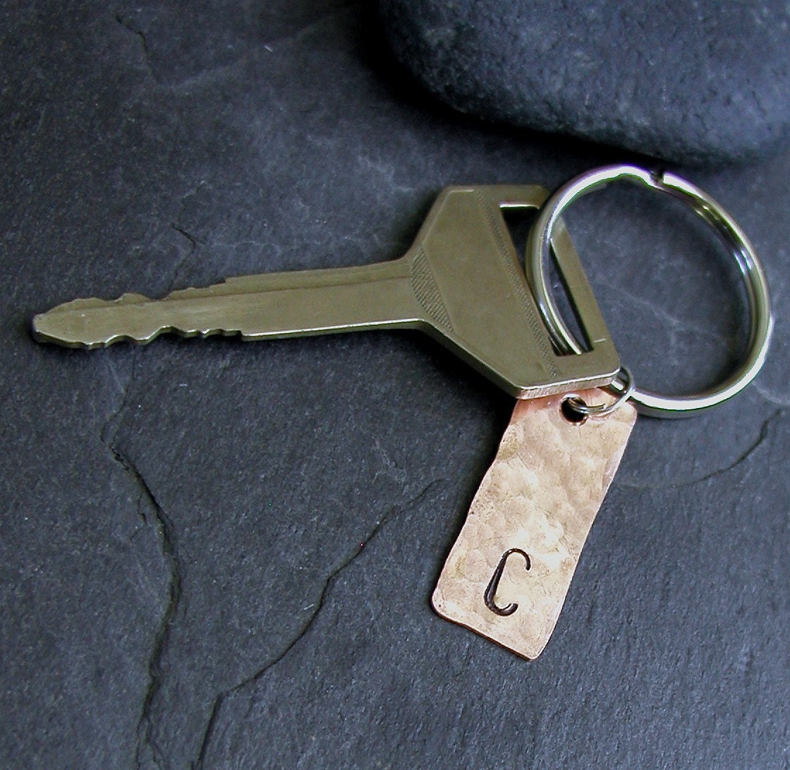 Personalized Copper Keychain