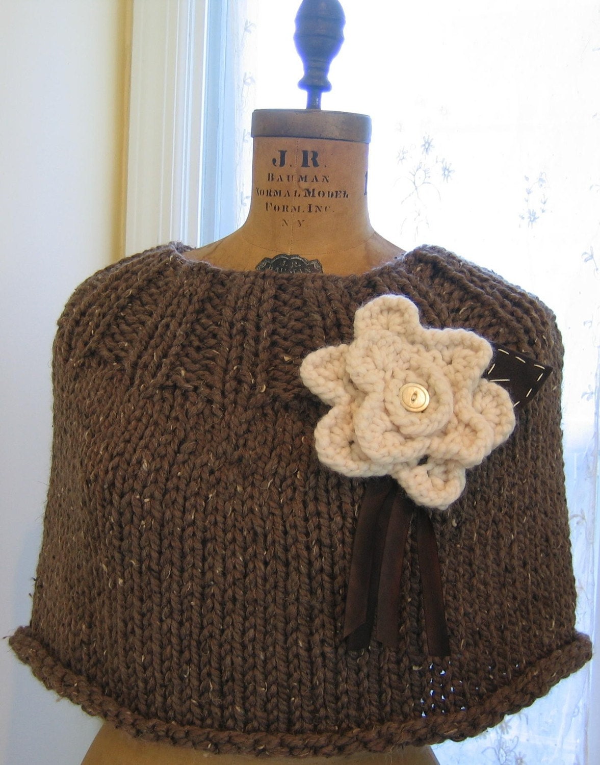 The Welcome Home knit capelet