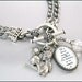 Inspirational Bracelet, Silver Inspirational Jewelry, Stainless Steel Bracelet, The best way to predict the future