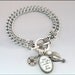 Inspirational Bracelet, Silver Inspirational Jewelry, Stainless Steel Bracelet, Not all who wander are lost