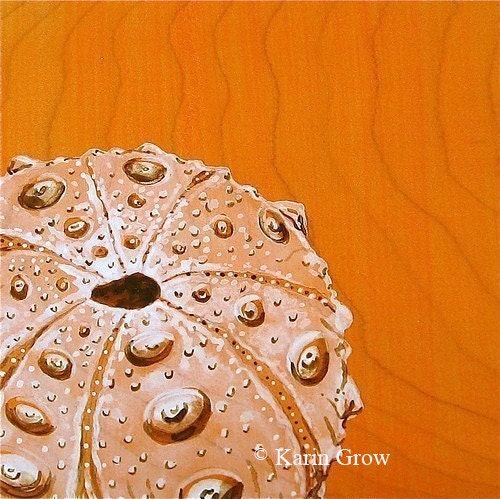 Tangerine Urchin--8x8