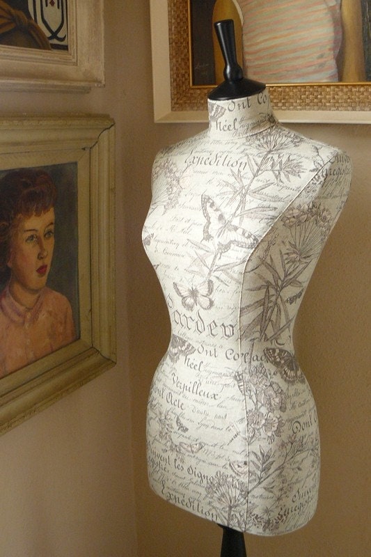 Botantical Garden of Butterflies Mannequin Dressform