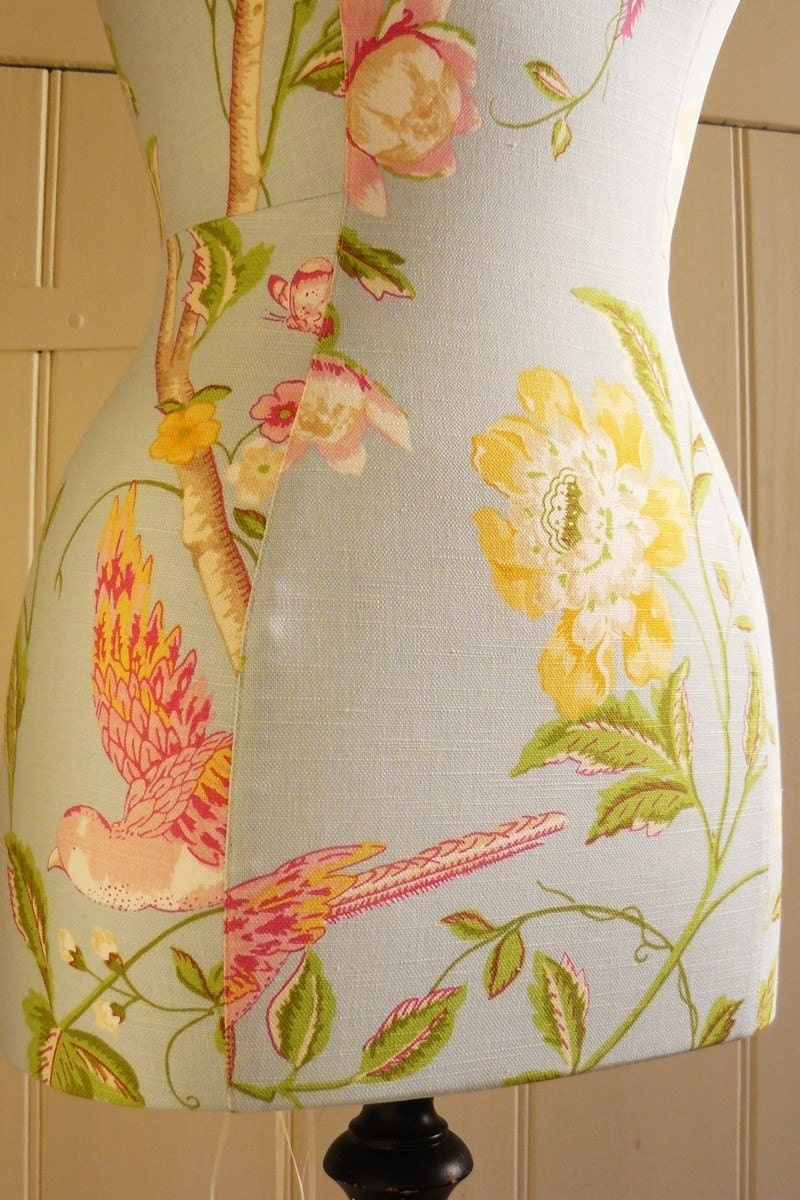 Duck Egg Blue Display Mannequin Dressform - Summer