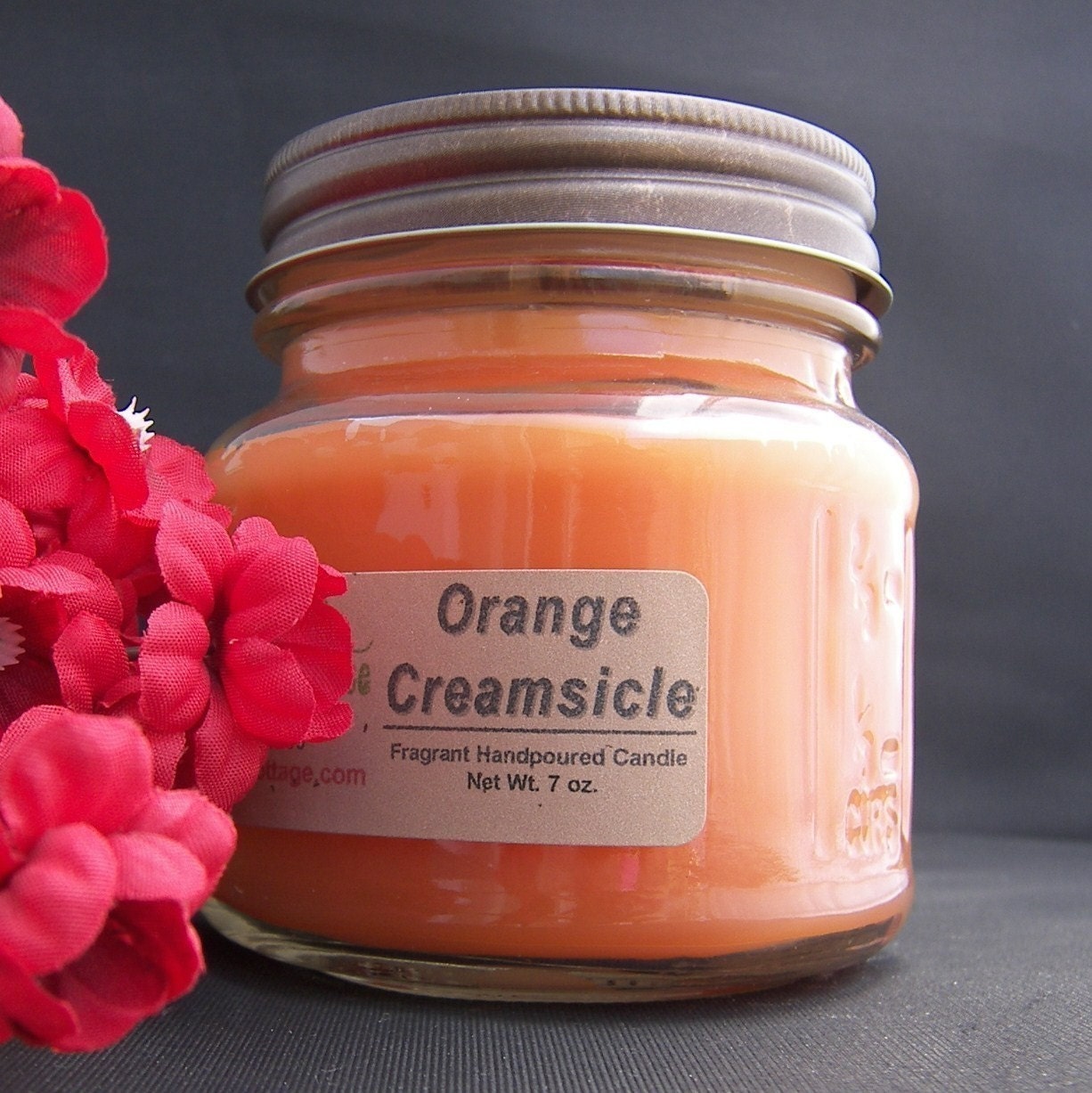 ORANGE CREAMSICLE CANDLE - Strong - Vanilla Citrus