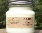 HOMEMADE APPLE PIE Soy Candle - Highly Scented - Spice