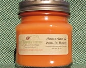 NECTARINE VANILLA BEAN Candle - Highly Scented - Strong - New - AJsCountryCottage