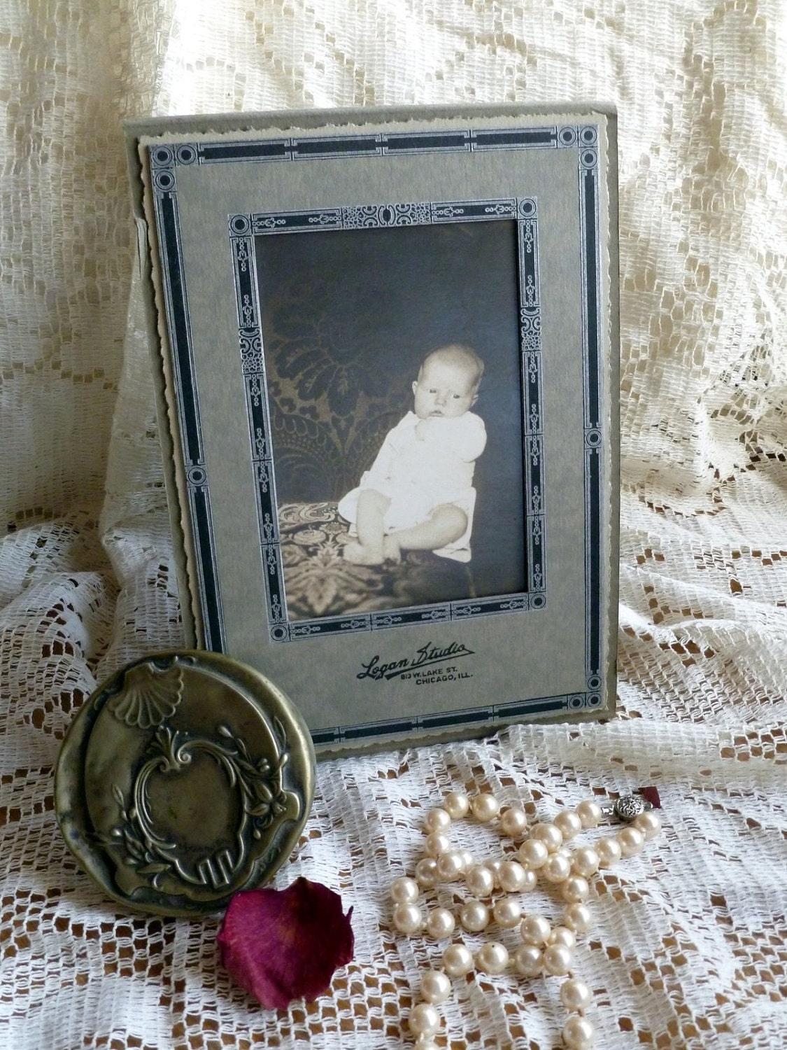 SALE Vintage Photo Baby Early 1900's SALE