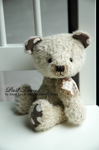 Pepper artist bear epattern by Jenny Lee of jennylovesbenny boutique bears PDF