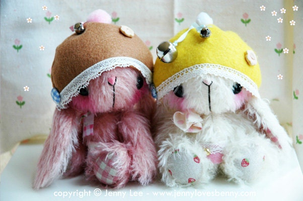 Japanese large anime bunny Tooti by Jenny Lee of jennylovesbenny artist bears PDF