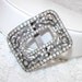 Diamond Rhinestone Buckle Antique Victorian - Aikin Lambert & Co. ALCo - A. L. Co. France
