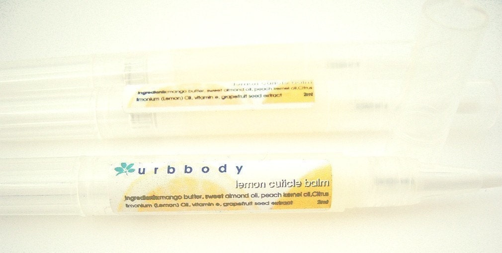 Brush-On Cuticle Balm (Vegan) -- Lemon