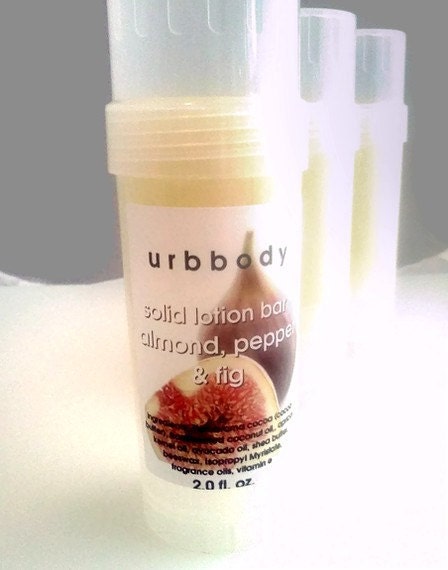 Almond Pepper & Fig Solid Lotion Bar