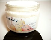 GINGER ALMOND PEAR Whipped Shea Body Butter - 8 oz Jar