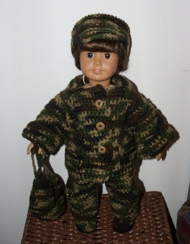 Crochet Pattern-Just Like My Hero-Military