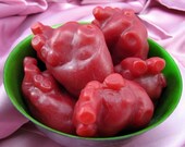 HEART ON - Anatomically Correct HEART SOAP - POMEGRANATE Scent - VEGAN