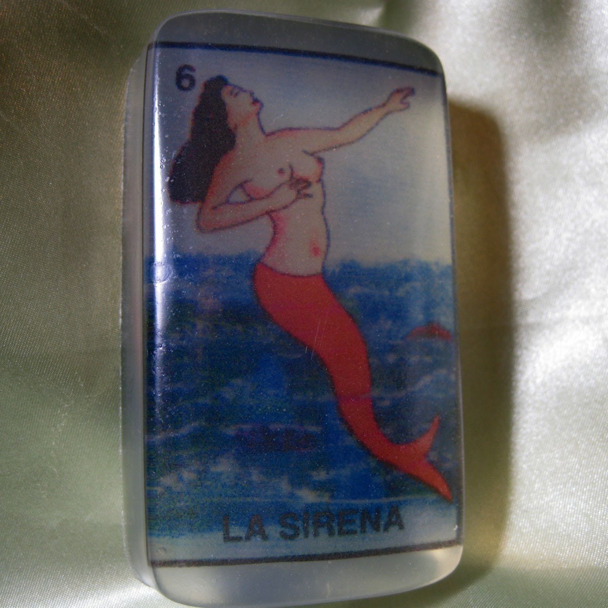 Mexican LOTERIA Soap - La SIRENA - ISLAND Hideaway Scent