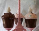 Cupcake Chandelier  Pink    Vintage Cupcake Designs