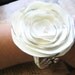 Creamy White Bracelet Corsage with Fresh Water Seed Pearls