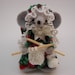 Christmas Ornament Kelly Knitter Mouse Felt Mice Collectible Heirloom Quality Red and Green