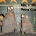 Primitive Mia and Mini Prim Cat dolls