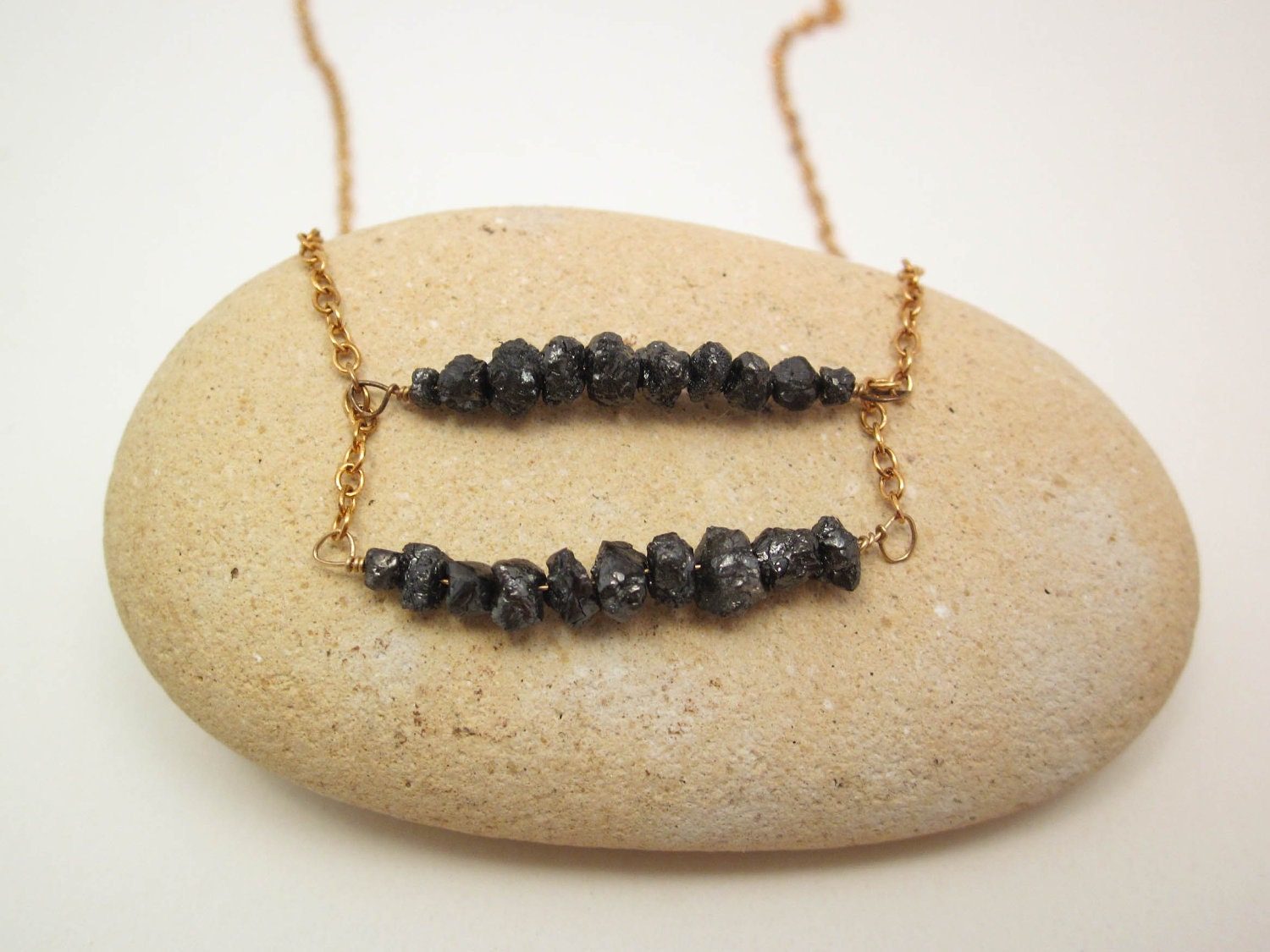 Raw Diamond Necklace