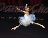Blue Black White Sewn Tutu w/ Apron Look - Alice in Wonderland - Includes Headband - newborn to 5T - up to 10'' long - Halloween Costume