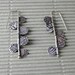 fringe hinge kinetic earrings sterling silver