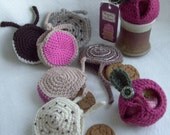 Apple and Cookie Cozies...PDF Crochet Pattern