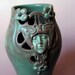 Art Nouveau Style Woman Face Vase