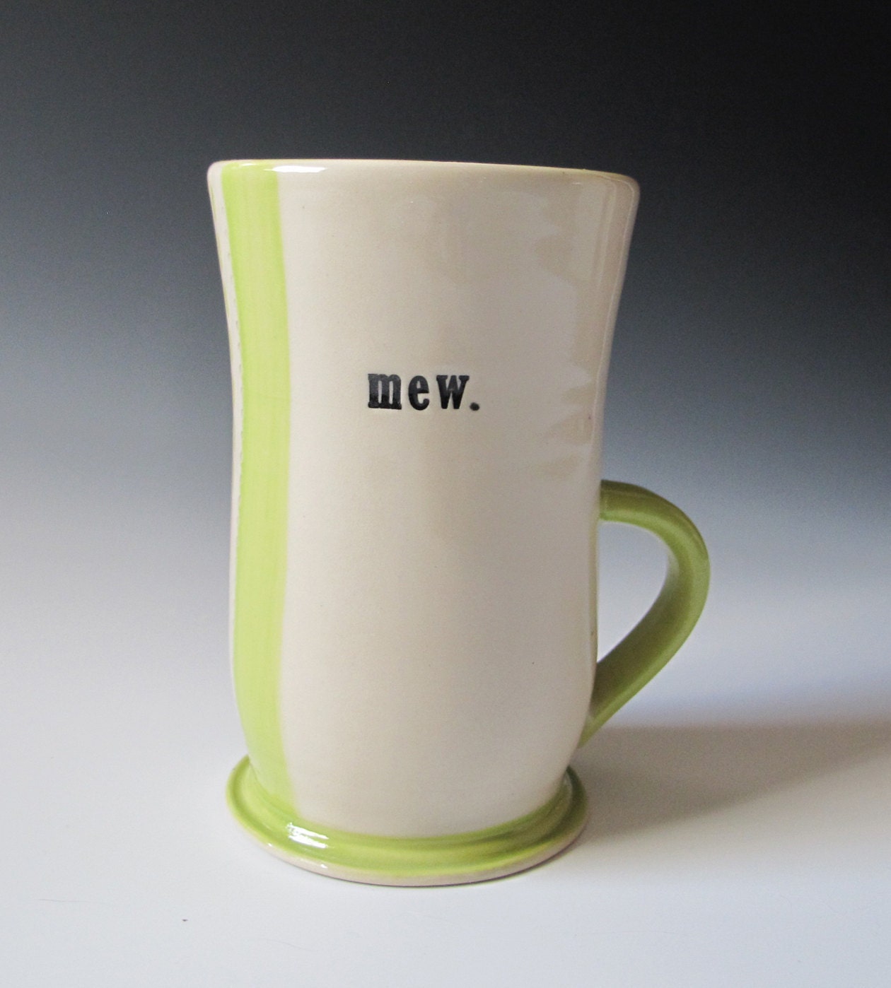 Kitty Girl Cup - Hand thrown Mug
