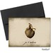 Je tadore Heart Cards French Anatomical Adore Sepia For Him For Her