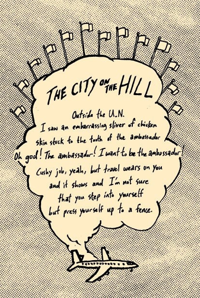 screenprinted, illustrated poetry book...still-life in a field