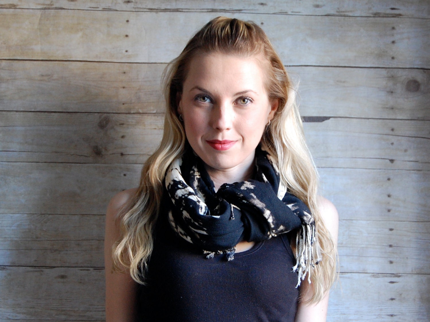 Galaxy Scarf - hand-dyed tie dye - Style B