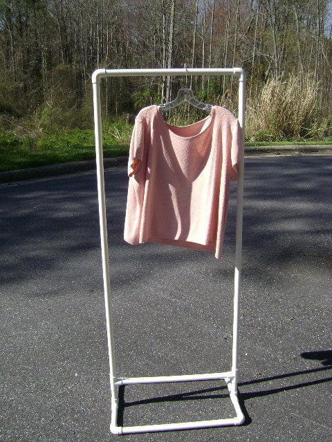 Reserved For Kelly Portable Clothing Display Rack by isewstuff
