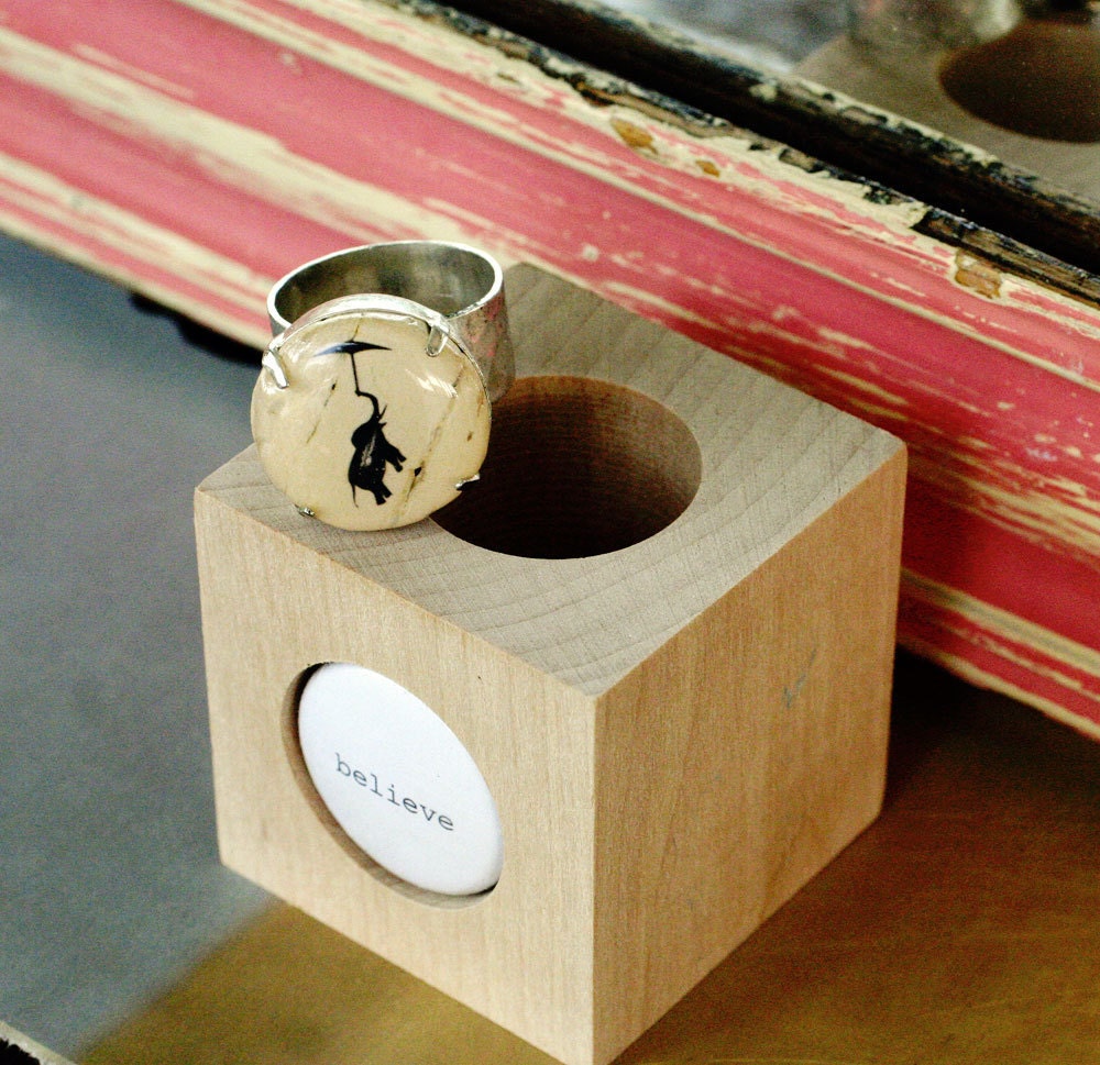 Elephant Jewelry - Believer Recycled Cork Ring - Upcycled by Uncorked
