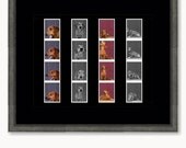 Photobooth Art of Dachshund / Dog - photographic print - vintage style