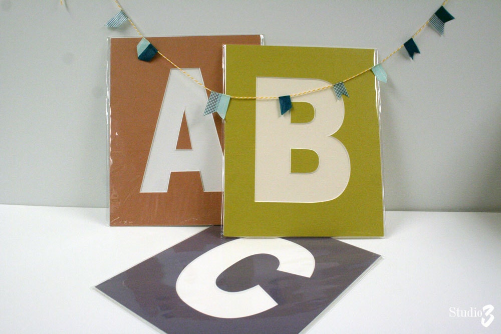 Custom Cut Letter / Number Mat - custom color - children