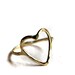 14k Gold Open Heart Ring