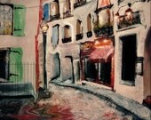 Day to Night - Paris Landscape Art Print