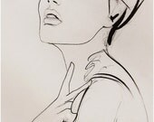 Substitute  - Fashion Illustration Art Print