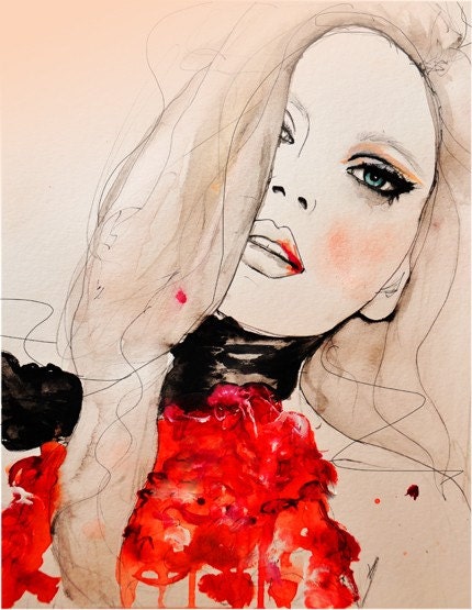 Ruby- Gucci F/W 11  - Art Print