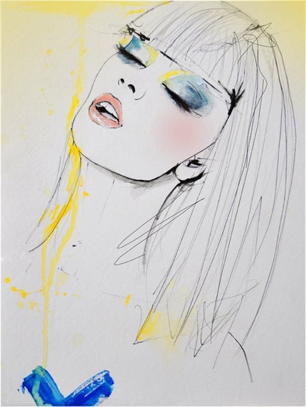 Marianne - Fashion Illustration Art Print