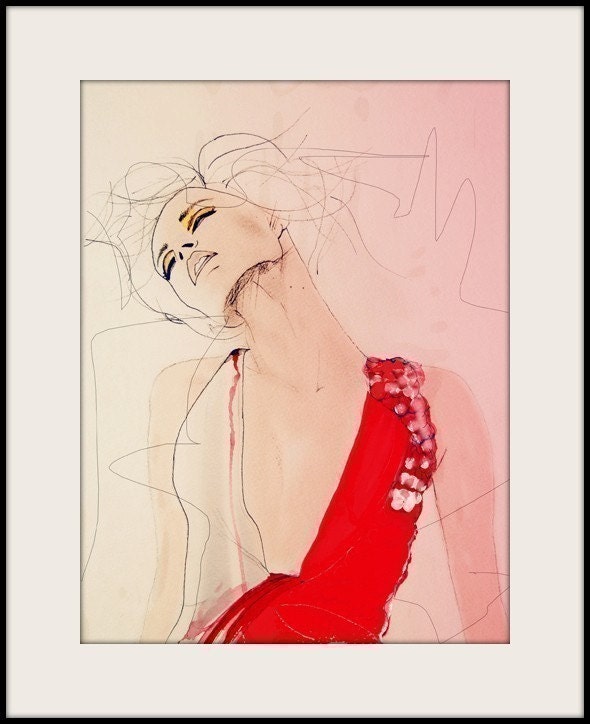 Atmosphere - Fashion Illustration Art Print // Limited Edition
