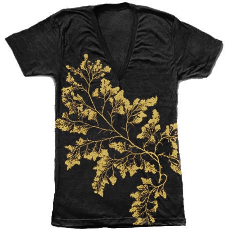 Mens TriBlend Deep Vneck Tshirt feat. Domela print - Avail. in 2 Colors
